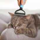 Ergonomic Handle Dematting Brush | Arched Head Pet Dematting Comb