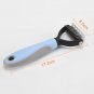 Ergonomic Handle Dematting Brush | Arched Head Pet Dematting Comb