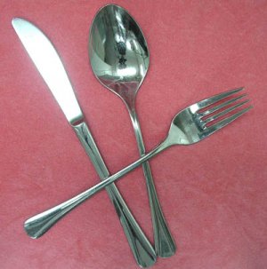 WMF WM FRASER CROMARGAN FSR 36 FSR36 FORK SPOON KNIFE STAINLESS FLATWARE SILVERWARE