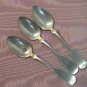 W ARNOLD SILVERPLATE 3 TEASPOONS SILVERPLATE FLATWARE SILVERWARE HN monogram