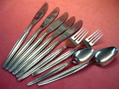 HADDON HALL 9pc STAINLESS FLATWARE SILVERWARE