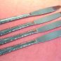 REED & BARTON RDS 47 RDS47 4 PLACE KNIVES REBACRAFT STAINLESS FLATWARE SILVERWARE