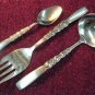 ONEIDA REBECCA SERVING SET 9pc NORTHLAND STAINLESS FLATWARE SILVERWARE
