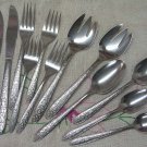 INTERNATIONAL DAPHNE 13pc SUPERIOR STAINLESS FLATWARE SILVERWARE