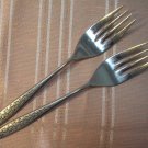 AMC BARCELONA 2 SALAD FORKS STAINLESS FLATWARE SILVERWARE