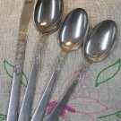WELLING WARE WWA 1 WWA1 KNIFE PLACE & SERVING SPOONS STAINLESS FLATWARE SILVERWARE