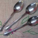 ESTIA CASCADE SERVING & 2 PLACE SPOONS STAINLESS FLATWARE SILVERWARE