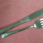 ONEIDA LEDGES SALAD FORK & KNIFE STAINLESS FLATWARE SILVERWARE