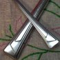ONEIDA LEDGES SALAD FORK & KNIFE STAINLESS FLATWARE SILVERWARE