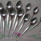 ONEIDA SHADOW WEAVE 11pc WEST BEND STAINLESS FLATWARE SILVERWARE