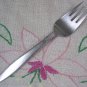 NATIONAL RAFFIA SALAD FORK CUSTOM FORGED STAINLESS FLATWARE SILVERWARE