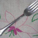 ONEIDA FOLK ART MEREDITH DELUXE SALAD FORK STAINLESS FLATWARE SILVERWARE