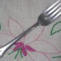 ONEIDA FOLK ART MEREDITH DELUXE SALAD FORK STAINLESS FLATWARE SILVERWARE