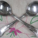 REED & BARTON KINGS 2 BOULLON SPOONS 18/8 STAINLESS FLATWARE SILVERWARE REED & BARTON KINGS 2 BOULLON SPOONS 18/8 STAINLESS FLATWARE SILVERWARE
