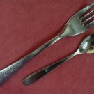 EL AL AIRLINES 60-70's 2pc AVIATION STAINLESS FLATWARE SILVERWARE