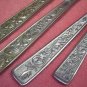 PLUME TEA & PLACE SPOONS & 2 KNIVES STAINLESS STEEL FLATWARE SILVERWARE