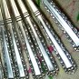 ONEIDA SURF CLUB SEAFORK TEA & 5 ICED DRINK SPOONS NORTHLAND STAINLESS FLATWARE SILVERWARE
