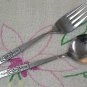 ONEIDA LTD WM A ROGERS ROCHESTER SUGAR & SALAD FORK STAINLESS FLATWARE SILVERWARE