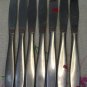 ONEIDA TEMPO 7 PLACE KNIVES ONEIDACRAFT DELUXE STAINLESS FLATWARE SILVERWARE