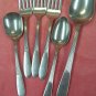 ONEIDA LTD WM A ROGERS SURF MAID 3 FORKS & 3 SPOONS STAINLESS FLATWARE SILVERWARE