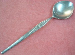 SEARS ROEBUCK TRADITION SRS 18 SRS18 SOLID SERVING SPOON STAINLESS FLATWARE SILVERWARE