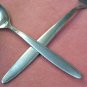 AMEFA AFS 18 AFS18 SMALL SPOON & PLACE FORK STAINLESS FLATWARE SILVERWARE