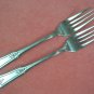 ROGERS Co SRB 113 SRB113 2 PLACE FORKS STAINLESS FLATWARE SILVERWARE