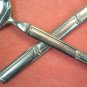 STANLEY ROBERTS CROWN BAMBU 2 SPOONS STAINLESS FLATWARE SILVERWARE