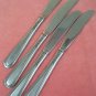 ROGERS Co BEADED ELEGANCE 4 PLACE KNIVES STAINLESS FLATWARE SILVERWARE