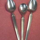 SRI STANLEY ROBERTS CORTINA SUGAR &3 PLACE SPOONS STAINLESS FLATWARE SILVERWARE