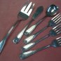 ONEIDA LTD Wm ROGERS DELUXE COLONIAL MOOD FENIMORE SEA CREST 6 STAINLESS FLATWARE SILVERWARE
