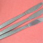 HADDON HALL UNKNOWN PATTERN 3 PLACE KNIVES STAINLESS FLATWARE SILVERWARE