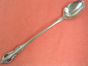 ONEIDA RAPHAEL ICED DRINK SPOON DISTINCTION DELUXE STAINLESS FLATWARE SILVERWARE