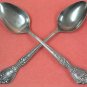 MSI MERCHANDISE SERVICE INC NORMANDY 2 SERVING SPOONS STAINLESS FLATWARE SILVERWARE