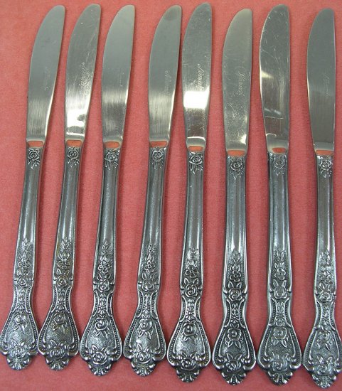 Msi Merchandise Service Inc Normandy 8 Place Knives Stainless Flatware 