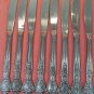 MSI MERCHANDISE SERVICE INC NORMANDY 8 PLACE KNIVES STAINLESS FLATWARE SILVERWARE
