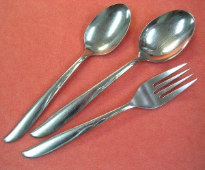 DUCHESS DCS 2 DCS2 SALAD FORK, TEA & PLACE SPOONS STAINLESS SILVERWARE FLATWARE