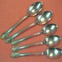 GORHAM MUSETTE 5 SPOONS GORHAMCRAFT STAINLESS FLATWARE SILVERWARE