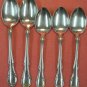 GORHAM MUSETTE 5 SPOONS GORHAMCRAFT STAINLESS FLATWARE SILVERWARE