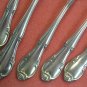 GORHAM MUSETTE 5 SPOONS GORHAMCRAFT STAINLESS FLATWARE SILVERWARE