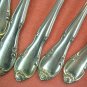 GORHAM MUSETTE 5 SPOONS GORHAMCRAFT STAINLESS FLATWARE SILVERWARE
