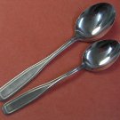 ONEIDA CLASSIC HARMONY WILMINGTON 2 SPOONS NORTHLAND STAINLESS FLATWARE SILVERWARE