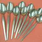STANLEY ROBERTS CROWN SRB 20 SRB20 9 SPOONS STAINLESS FLATWARE SILVERWARE