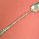 VINTAGE CLAMSHELL HALF MOON SPOON unknown pattern brand FLATWARE SILVERWARE SILVERPLATE