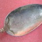 VINTAGE CLAMSHELL HALF MOON SPOON unknown pattern brand FLATWARE SILVERWARE SILVERPLATE