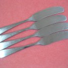 RETRONEAU KENT 4 SPREADERS STAINLESS FLATWARE SILVERWARE