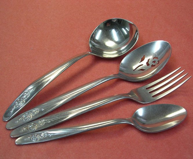 My Rose Betty Crocker Oneida Community Stainless Flatware Spoons