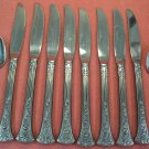 REED & BARTON ST PETERSBURG 8 KNIVES REBACRAFT STAINLESS FLATWARE SILVERWARE REED & BARTON ST PETERSBURG 8 KNIVES REBACRAFT STAINLESS FLATWARE SILVERWARE