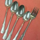 EKCO SOMMERVILLE 5pc ETERNA STAINLESS STEEL FLATWARE SILVERWARE