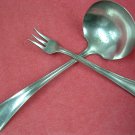 ONEIDA VERNON ASHLEY LADLE & OLIVE FORK 1917 FLATWARE SILVERWARE SILVERPLATE